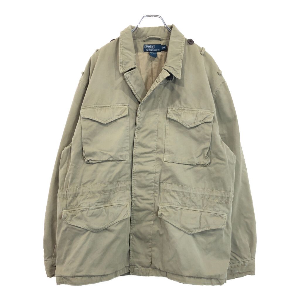 Polo by Ralph Lauren ポロ ラルフローレン M-43 ミリタリージャケット カーキ(メンズ XL)中古 古着 U7882