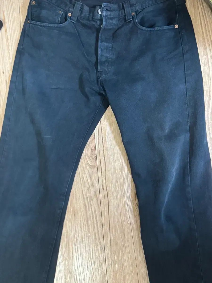 00s ヴィンテージ リーバイス 501 ブラックデニム パンツ W34 L34