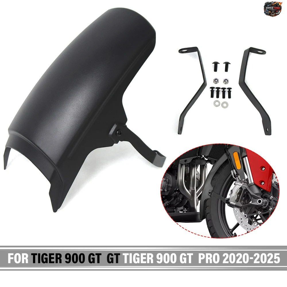 タイガー900、タイガー900 GT PRO 2020-2025、タイガースポーツ850 21-25用モーターサイクルマッドガードフロントフェンダーエクステンダー