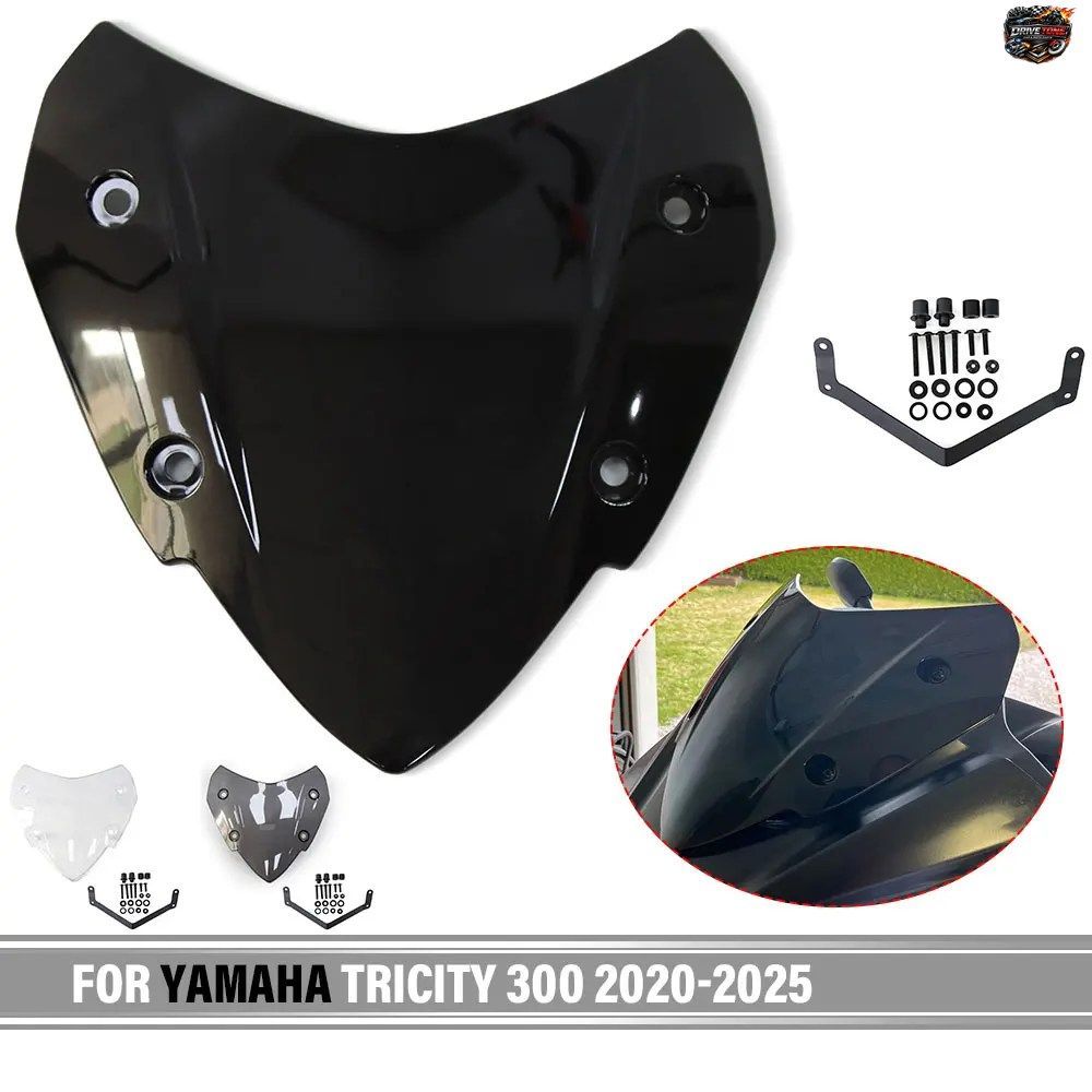 ヤマハ TRICITY300 TRICITY 300 2020-2025 2023 2022 モーターサイクル スポーツ ウインドシールド バイザー バイザー モーターサイクル フ
