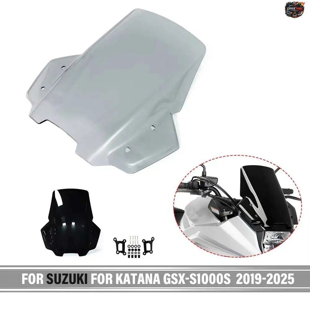 スズキ カタナ GSX-S1000S GSXS 1000S 2019-2025 2024 用 ツーリング用ウインドシールド ウインドスクリーン ダブルバブル ウインドディフ