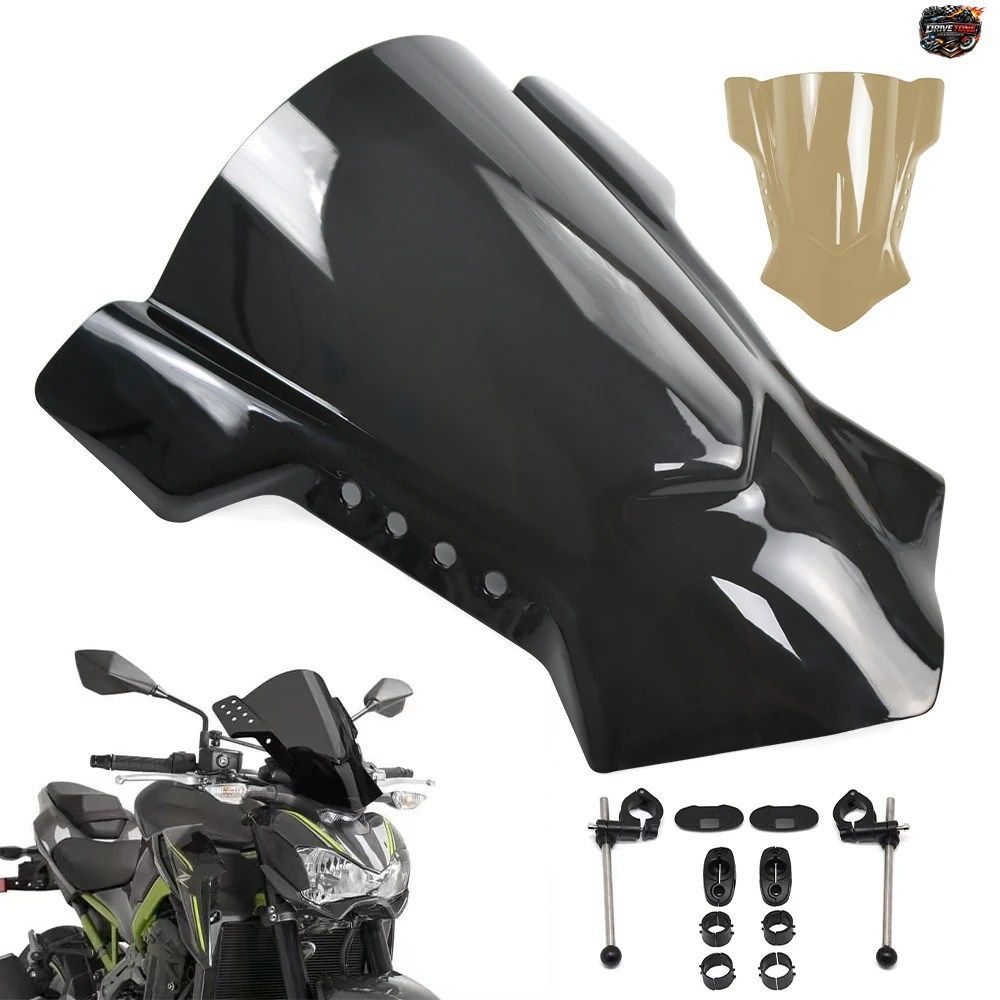 汎用オートバイ用フロントウインドスクリーン、ウインドシールド、バイク用ウインドディフレクター、ストリートバイク、スポーツカー、改造