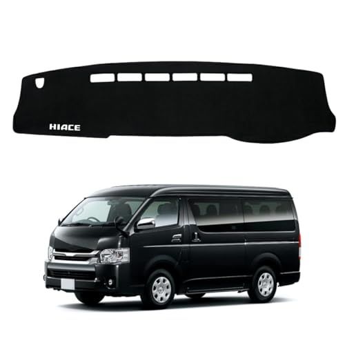 R★ZdeduoCar ダッシュボードマット トヨタ ハイエース 200系 ワイドボディに適用 HIACE 専用設計 UVカット 断熱フランネル ダッシュボードカバー 反射軽減 滑り止め仕様 ダッシュボード 保護マット 簡単取付 インテリア保 4d609ca0