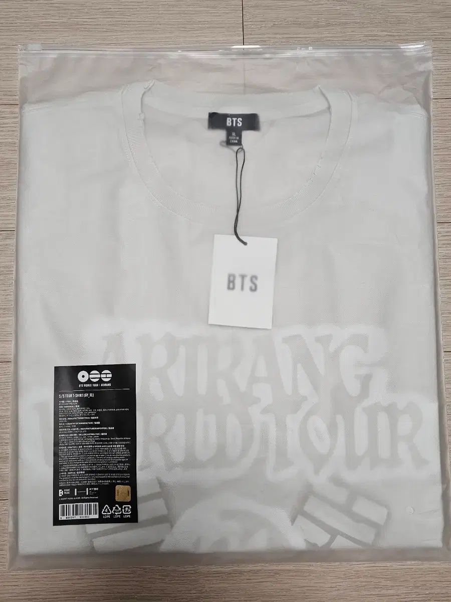 未開封)BTS（防弾少年団・バンタン）ARIRANG ツアー Tシャツ グレー XL ARIRANG