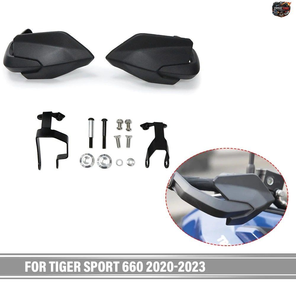 タイガースポーツ660 2020-23用 オートバイ用ハンドプロテクター ハンドガード ハンドシールド ウィンドディフレクター ハンドガードアクセ