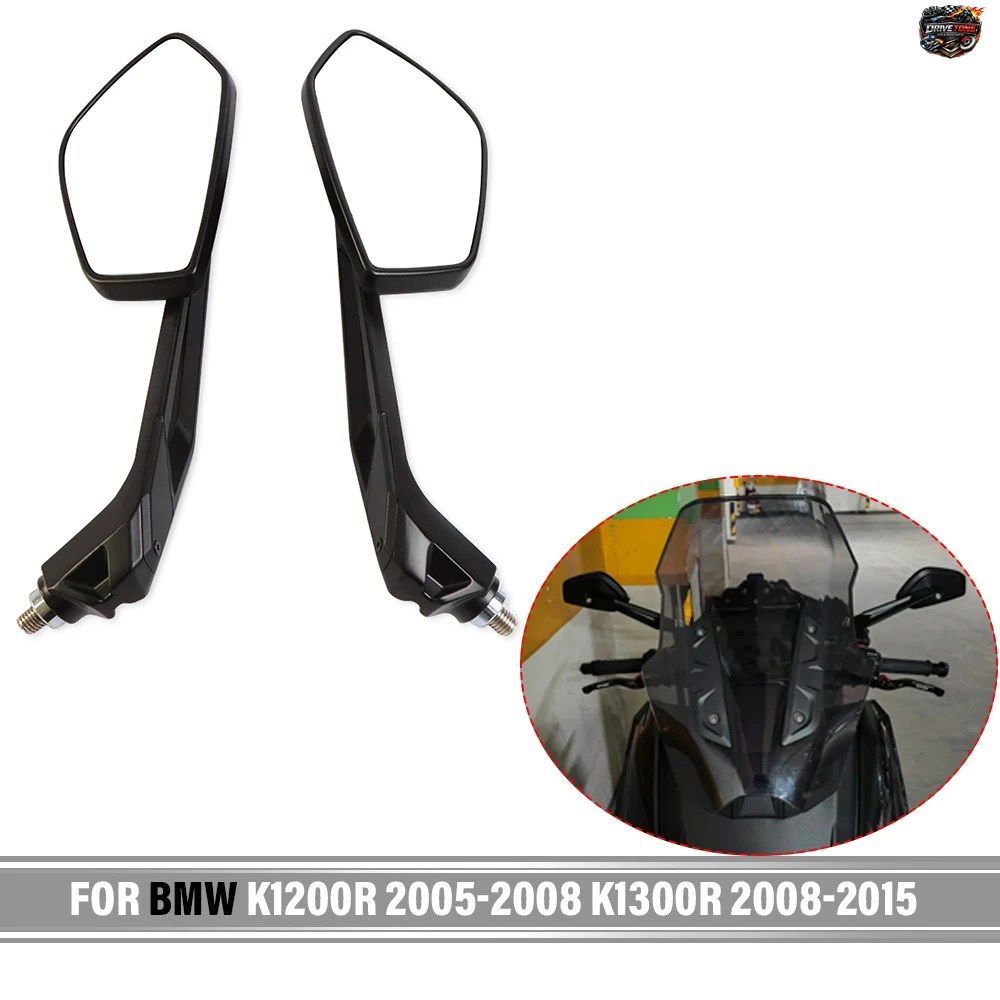 BMW K1200R 2005-2008、K1300R 2008-2010用バックミラー - 16 オートバイアクセサリー サイドバックミラー