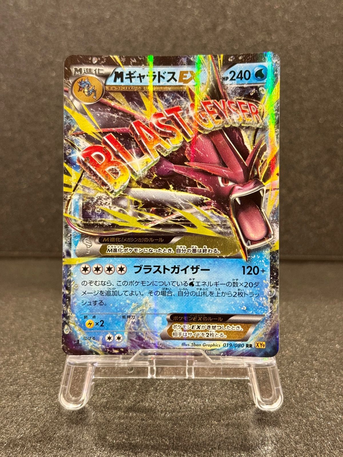 MギャラドスEX 1ED RR 019/080 XY9 ポケモンカード【送料無料】 - メルカリ