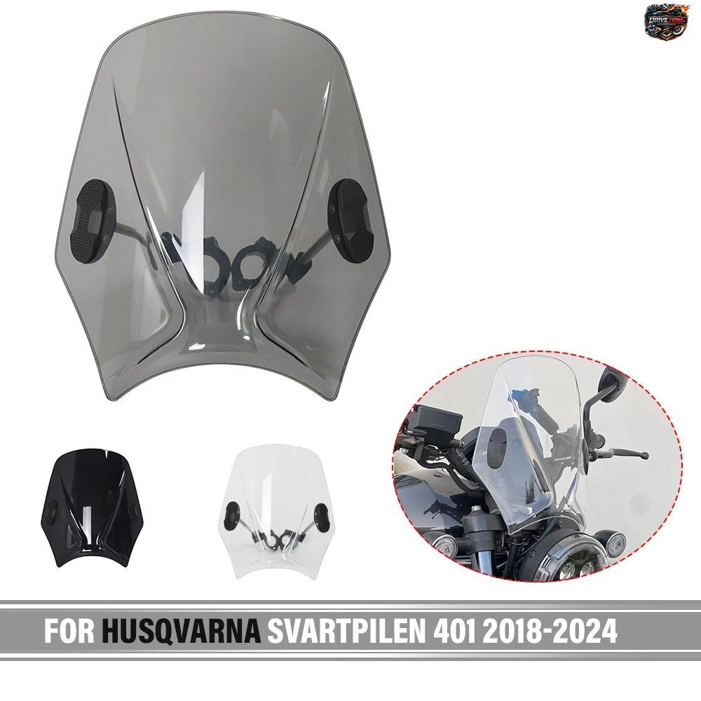 ハスクバーナ SVARTPILEN 401 2018-2024 SVARTPILEN 125 2021-2024 オートバイカスタムコンパクトスポーツウインドディフレクターレトロフ