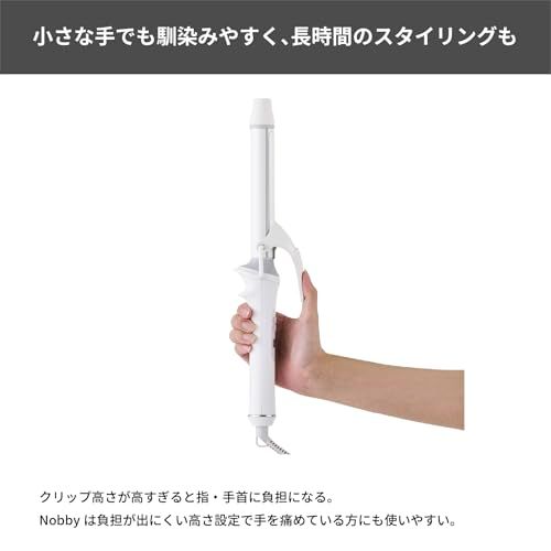 Nobby カールアイロン NB526 プロ仕様 ヘアアイロン ナノセラミックコーティング 29段階温度調整(60~200℃)海外対応 100-240Vt 1f72151f Nobby カールアイロン NB526 プロ仕様 ヘアアイロン ナノセラミックコーティング 29段階温度調整(60~200℃)海外対応 100-240Vt 1f72151f