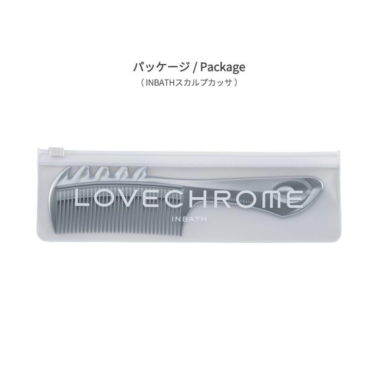 LOVECHROME (R)インバス スカルプカッサ/LOVE CHROME (R)IN BATH SCALP-GUASHA 濡れ髪にやさしい インバスコーム 美髪コーム くし 髪の毛 サラサラ ラブクロム ［公式ショップ］t a238f404