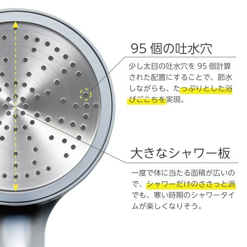 SANEI(サンエイ) ラージメタリックシャワー シャワーヘッド メッキ 大きなシャワー板 たっぷり 節水率25% 日本製 PS3501-81XA-CHA20-ECt 5f63f4fd SANEI(サンエイ) ラージメタリックシャワー シャワーヘッド メッキ 大きなシャワー板 たっぷり 節水率25% 日本製 PS3501-81XA-CHA20-ECt 5f63f4fd
