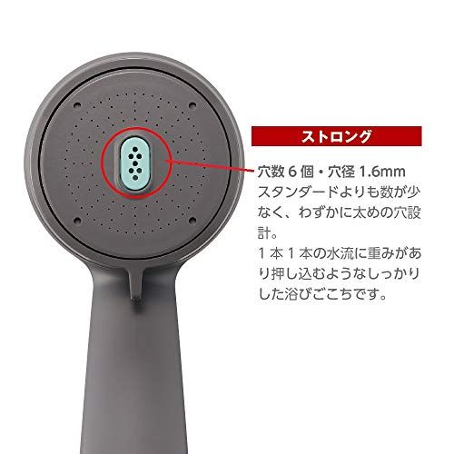 SANEI(サンエイ) シャワーヘッド ミガミ ストロング ヘアクレンジング 浄水 脱塩素 節水30% PS7061-80XA-HA20 ダークグレーt 29ff2ccd SANEI(サンエイ) シャワーヘッド ミガミ ストロング ヘアクレンジング 浄水 脱塩素 節水30% PS7061-80XA-HA20 ダークグレーt 29ff2ccd