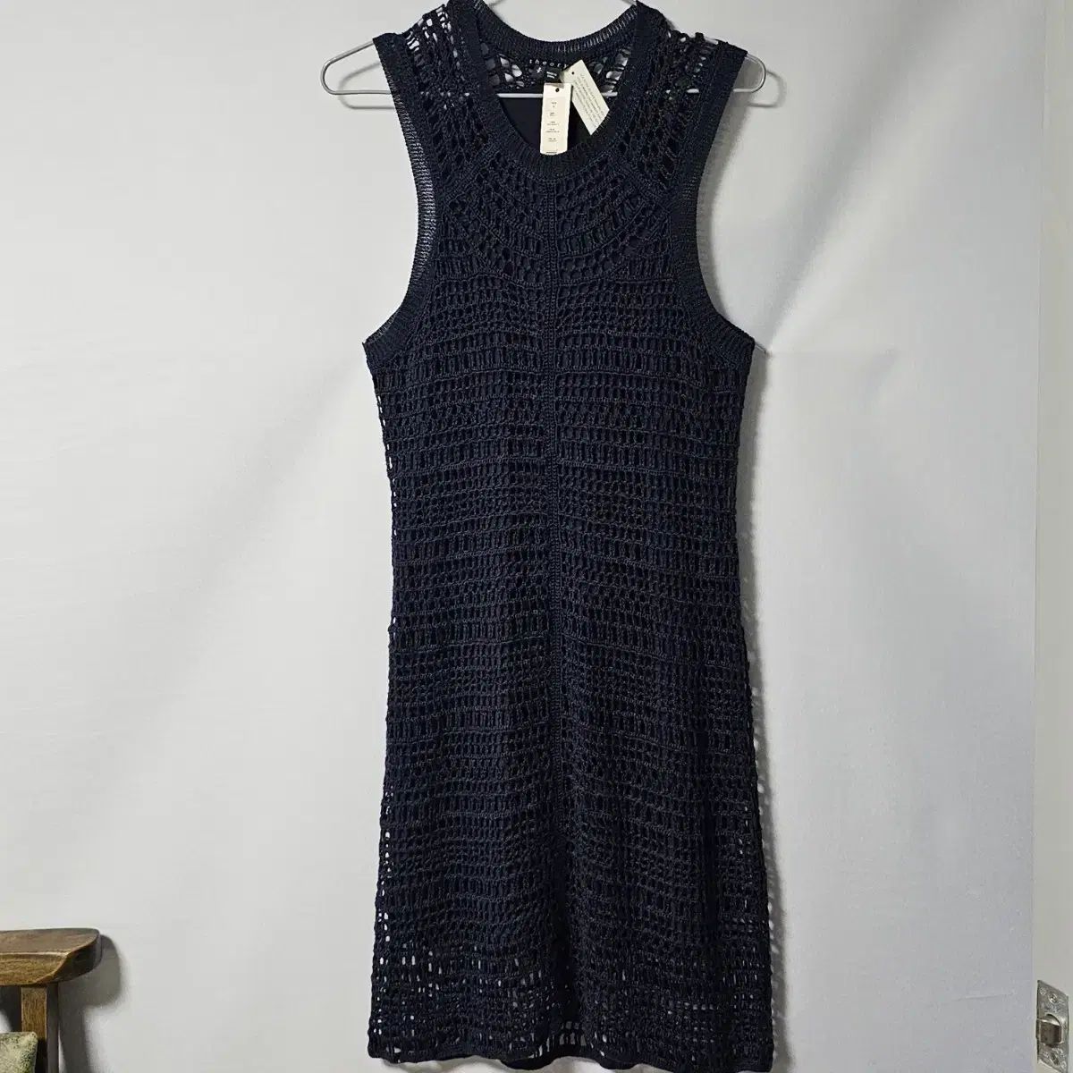 新品 55/66 Theory クロシェ ニット ONE PIECE