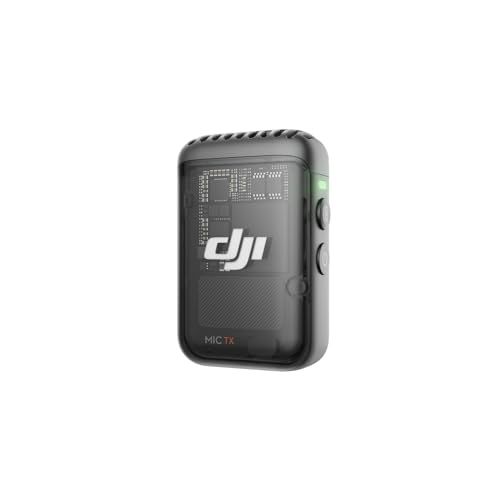 DJI Mic 2 トランスミッター（シャドーブラック） スマートノイズキャンセリング付きワイヤレスマイク 14時間内部収録 バッテリー駆動 最大6時間 マグネット着脱式 Bluetoothマイク VlogJu