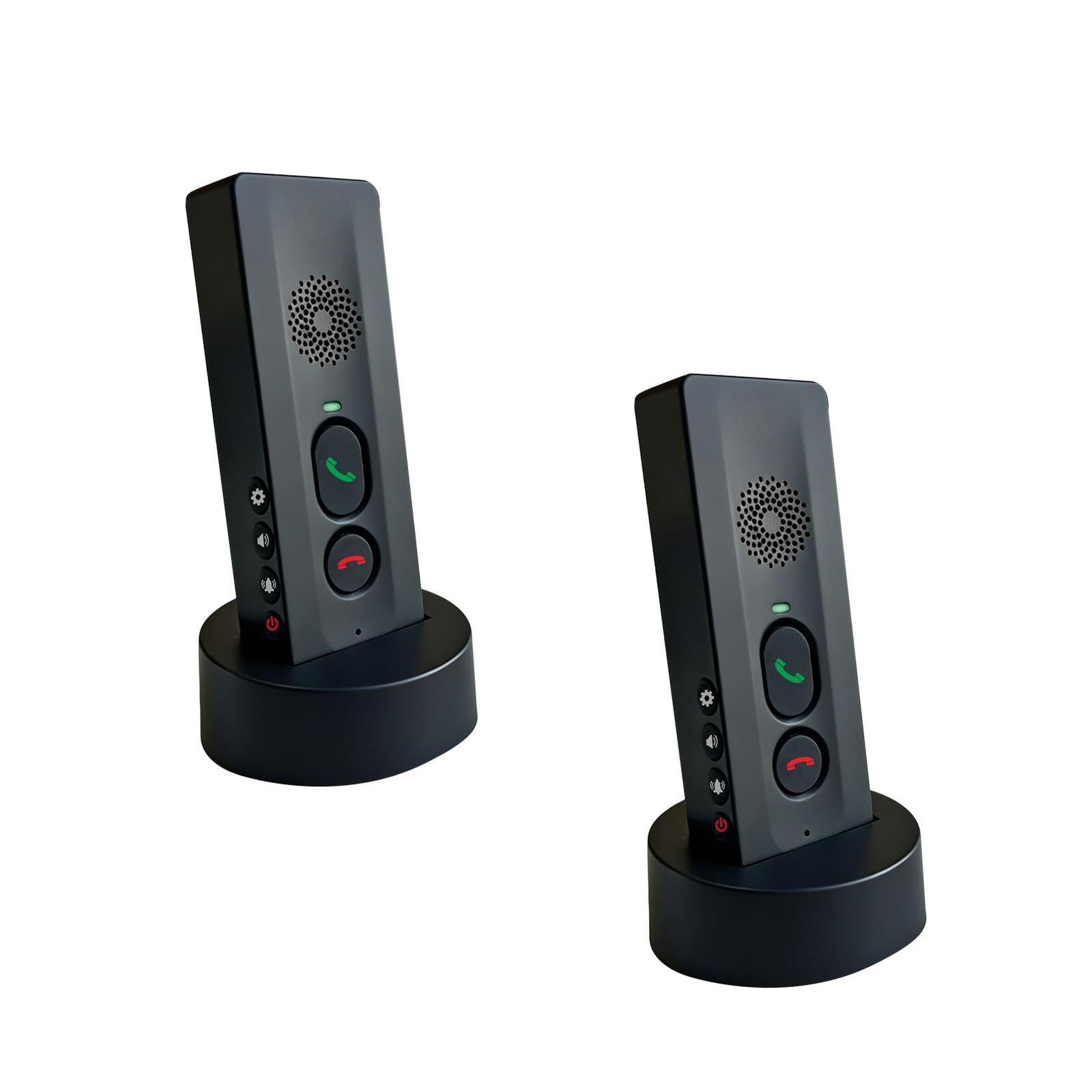 FLYDOG ワイヤレスインターホン インターホン ドアチャイム 玄関呼び出し 工事不要 介護 無線 配線不要 黒色 DJA-DB 基本セット(親機1台、子機1台)Ju