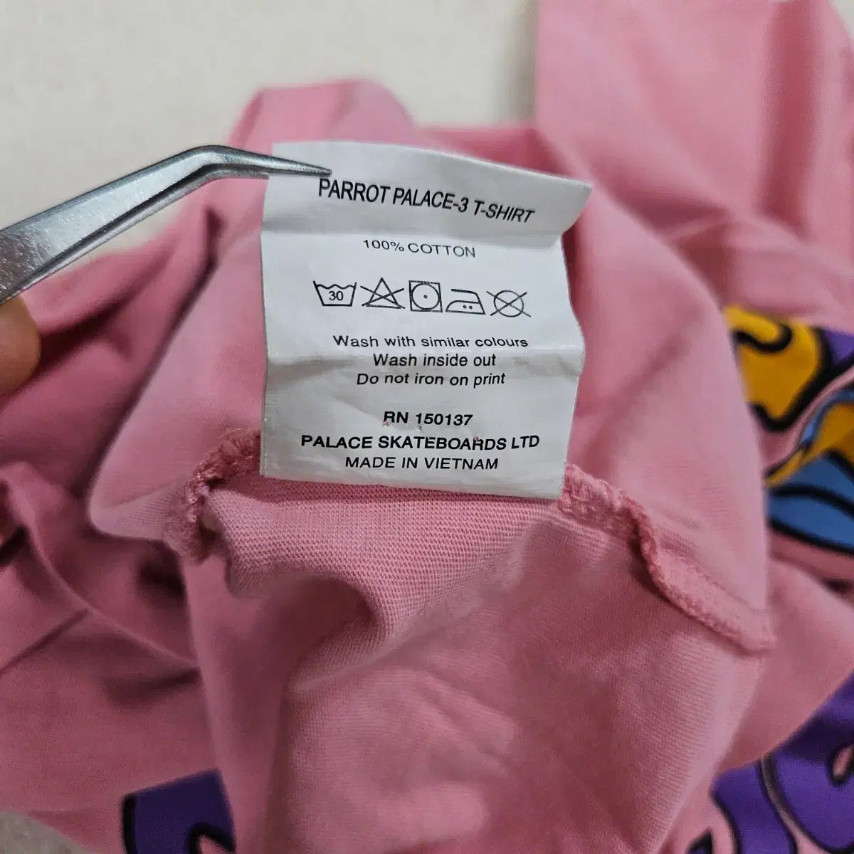 PALACE パレス パロット PALACE ピンク 半袖 Tシャツ