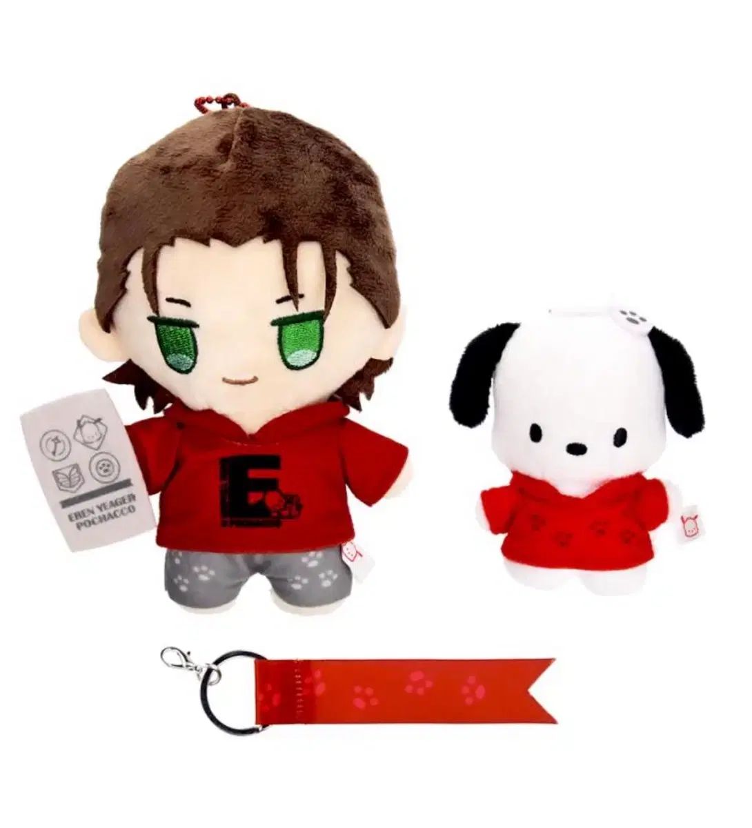進撃の巨人 進撃 거 에렌 サンリオ ポチャッコ コラボ ぬい 出品