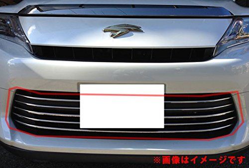 R◆【BREED】 ハリアー (ハイブリッド 含む) 60 系 65 系 前期 ステンレス フロント バンパー ダクト モール/ガーニッシュ ハリヤー 60系 cae2090f