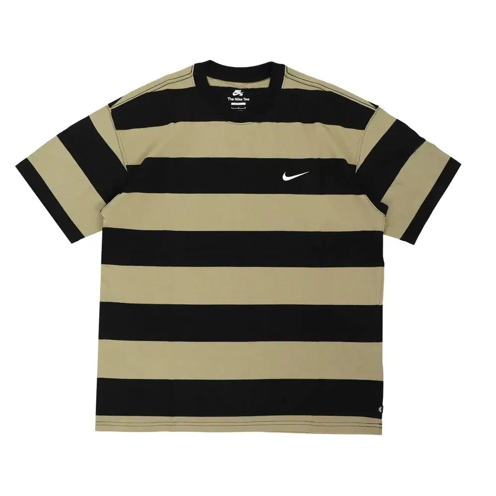 新品XXL NIKE SB ストライプス ソロ スウッシュ 半袖Tシャツ ルーズフィット