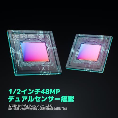 AKASO 360 360度カメラ アクションカメラ-5.7K360度動画 72MP360度写真 新型1/2インチ48MPセンサー 360度水平維持 360° スーパースムース 安定化機能 AI編集 見えない自撮り棒効果 2.29