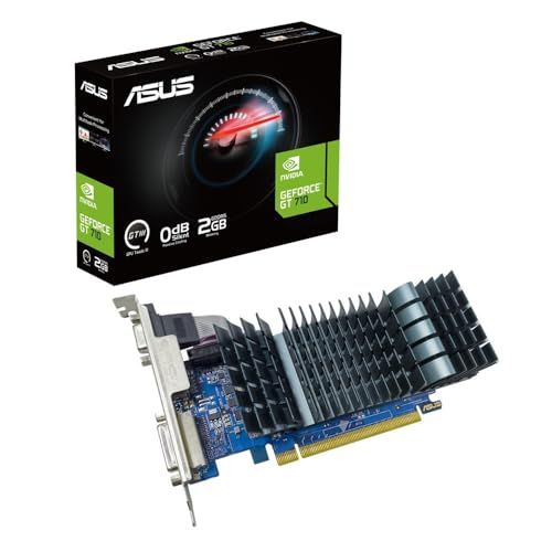 ASUS 1スロットサイズで完全ファンレスを実現したGT 710ビデオカード GT710-SL-2GD5-BRK-EVO/国内正規代理店品ma cddcc957