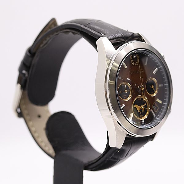 美品 稼働 箱/保付 セイコー Year Watch Collection 2026年 午年モデル 51513 QZ ボルドー文字盤 メンズ腕時計 2000000 6JWY KMT ABC24894