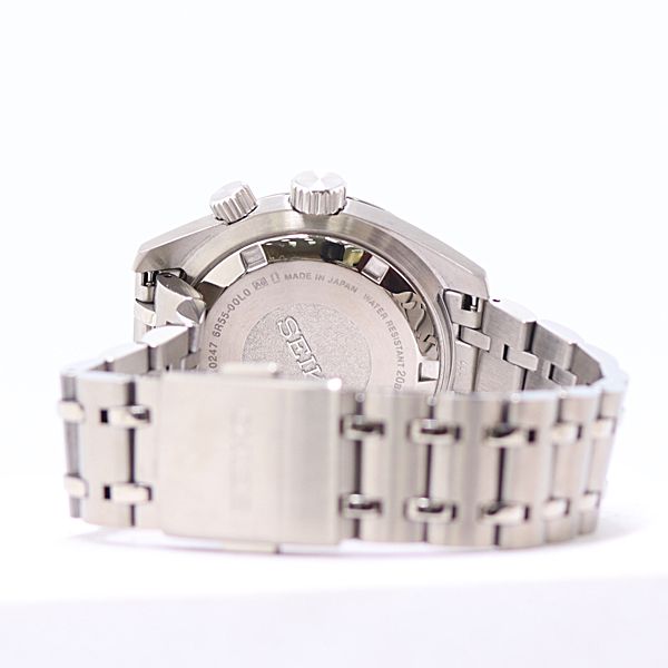 良品 稼働 保/箱付 セイコー プロスペックス スピードタイマー 6R55-00L0 AT/自動巻 グレー文字盤 メンズ腕時計 2000000 6JWY IGW ABC24908