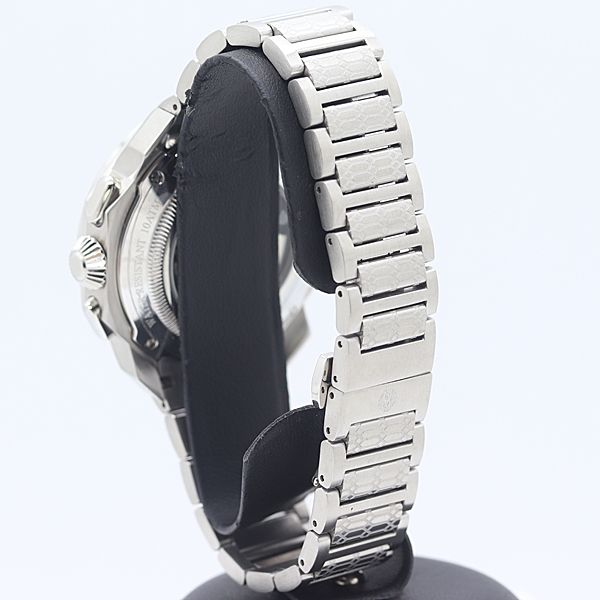 美品 稼動 ロベルト・カヴァリ 1G039 AT/自動巻 デイデイト 裏スケ クロノ ブラック文字盤 メンズ腕時計 2000000 6JWY SMB ABC24930 美品 稼動 ロベルト・カヴァリ 1G039 AT/自動巻 デイデイト 裏スケ クロノ ブラック文字盤 メンズ腕時計 2000000 6JWY SMB ABC24930