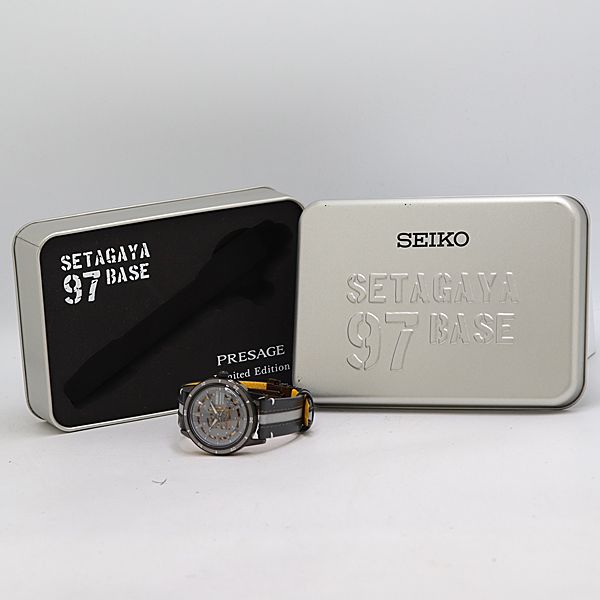 新品同様 稼働 箱付 セイコー プレザージュ 4R72-00D0 世田谷ベース メカニカルキャリバー グレー文字盤 メンズ 2000000 6JWY KUT ABC24937 新品同様 稼働 箱付 セイコー プレザージュ 4R72-00D0 世田谷ベース メカニカルキャリバー グレー文字盤 メンズ 2000000 6JWY KUT ABC24937