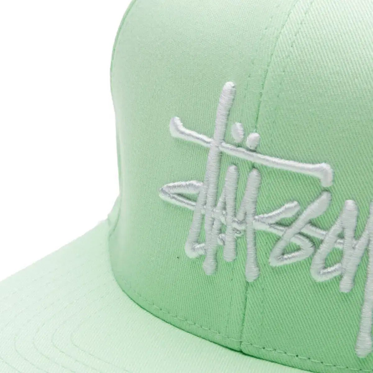新品_ STUSSY ステューシー スナップバック 帽子 ウール mint