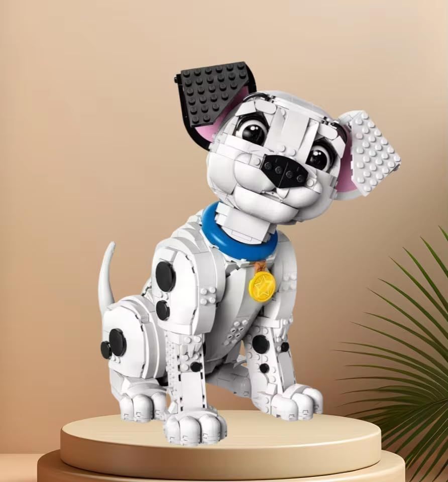 新品 zmart 白い子犬 ビルディング ブロック 犬ブロック 犬模型 犬 パピー 子犬フィギュア フィギュア アニマル 動物