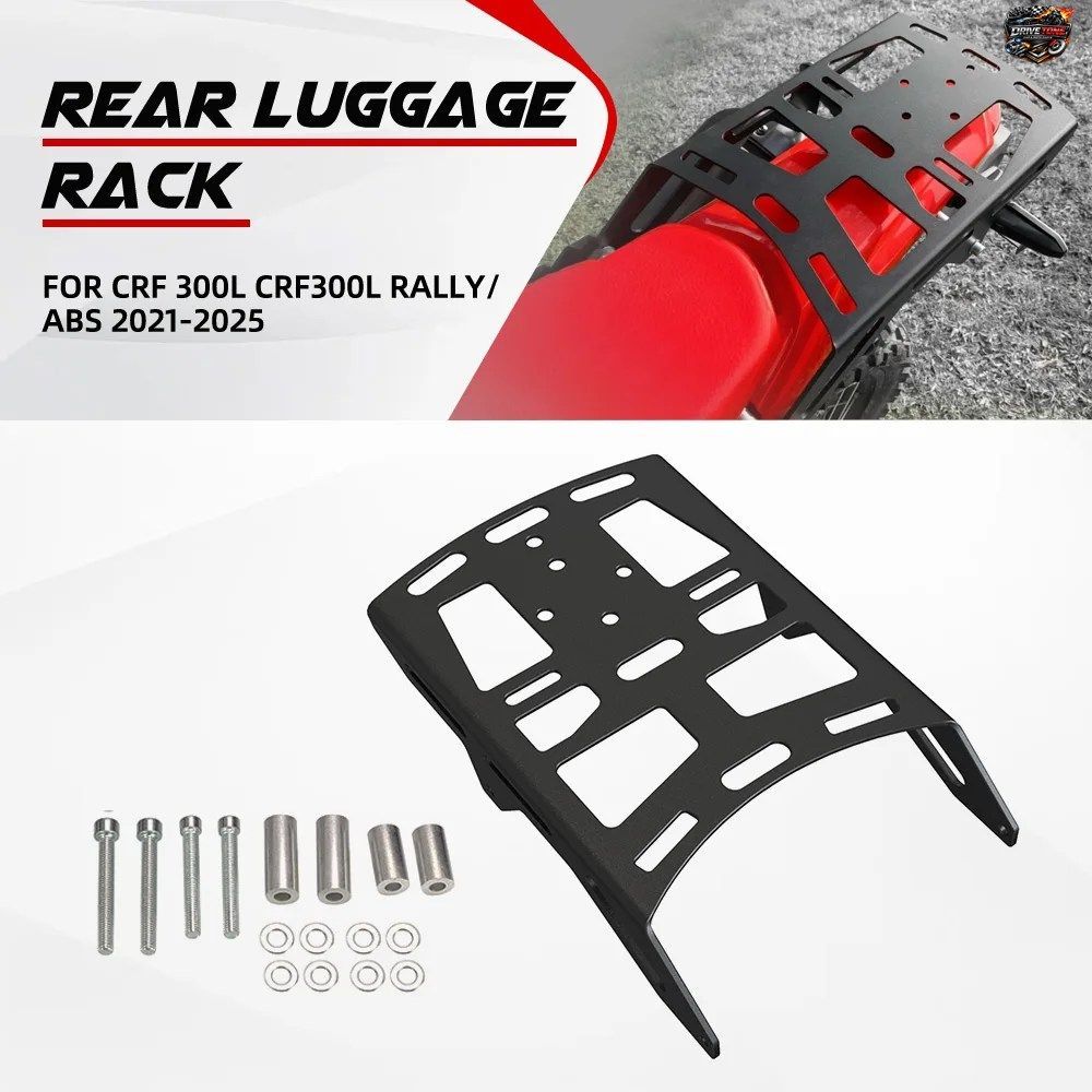 ホンダ CRF 300L CRF300L RALLY/ABS 2021 - 2025 2024 用 オートバイ用リアラゲッジラックキャリアシェルフトップボックスホルダーサポート