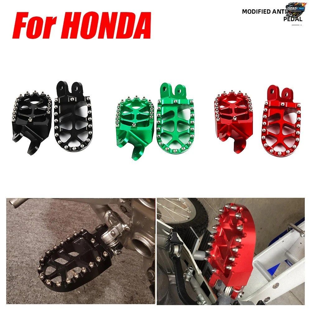 オートバイ用アクセサリー フットレスト フットペグ ペダルプレート ホンダ XRV750 RD07A XRV 750 RD07 A XRV650 XRV 650 1990 パーツ