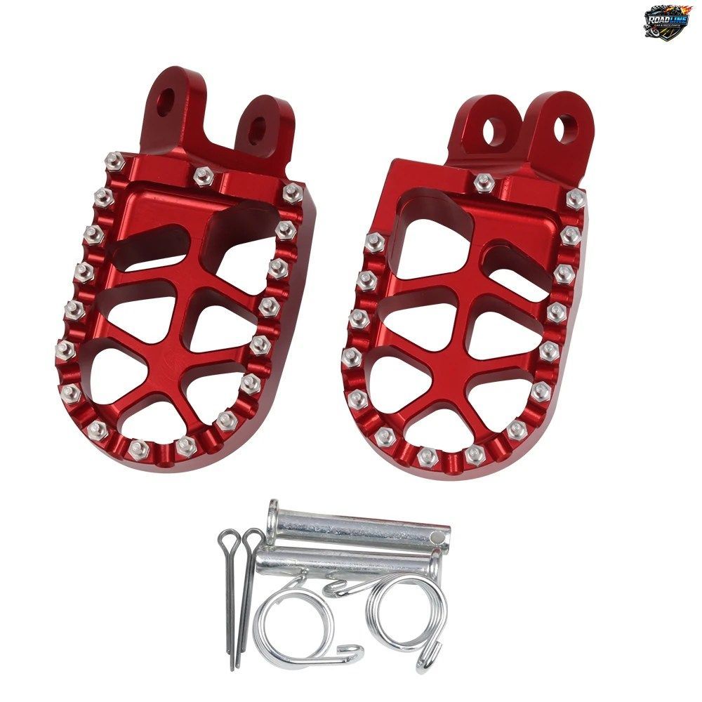オートバイ用アクセサリー フットレスト フットペグ ペダルプレート ホンダ XRV750 RD07A XRV 750 RD07 A XRV650 XRV 650 1990 パーツ