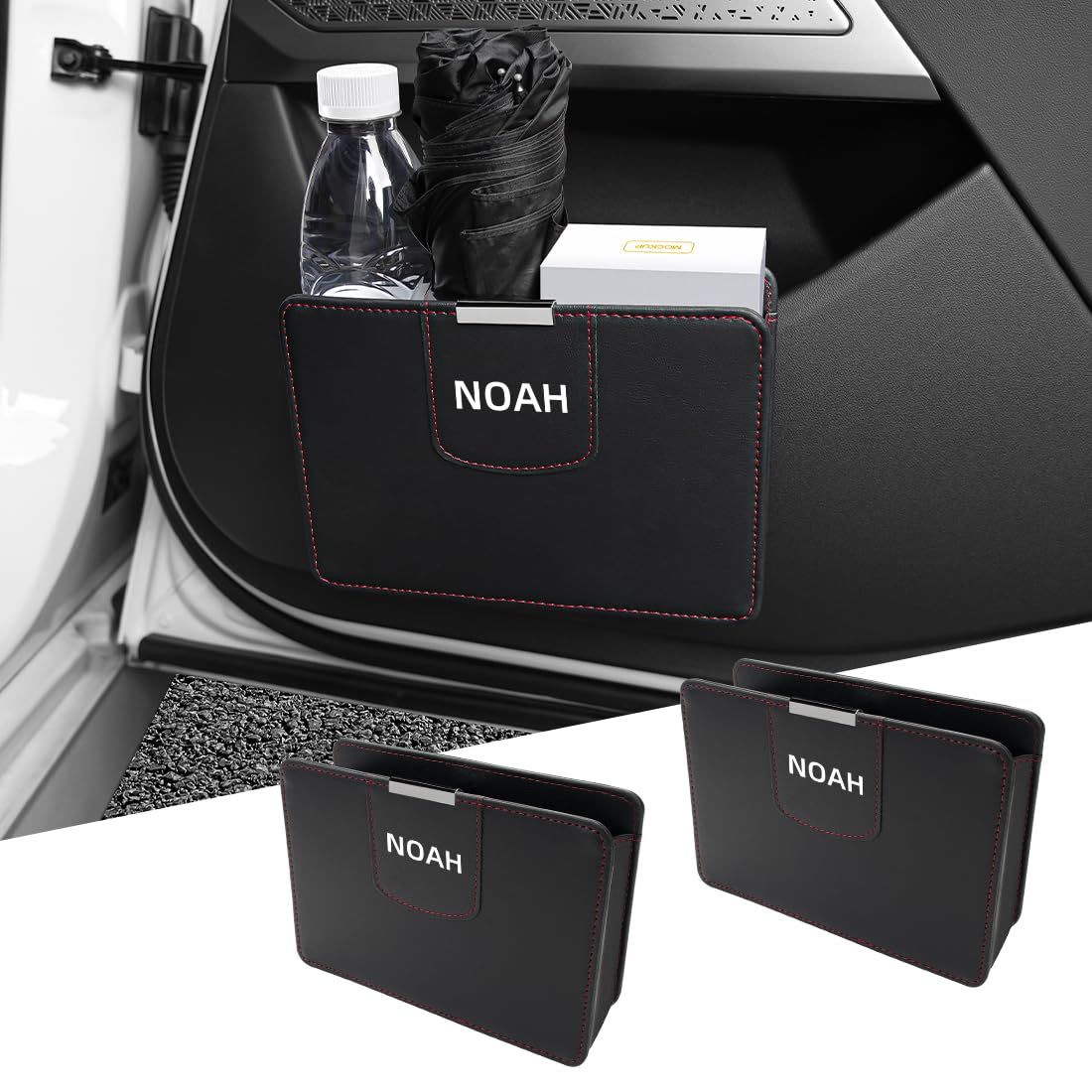 ノア 専用 車用 ゴミ箱 収納ボックス NOAH 専用ロゴ 小物入れ ごみ入れ 折り畳み式 ノア 80系 85系 90系 95系 X G S-G 適用 車 多機能 ドア収納ケース 省スペース マグネット式 シートバック装着 取付簡単 カー アクセサリー(ノts ノア 専用 車用 ゴミ箱 収納ボックス NOAH 専用ロゴ 小物入れ ごみ入れ 折り畳み式 ノア 80系 85系 90系 95系 X G S-G 適用 車 多機能 ドア収納ケース 省スペース マグネット式 シートバック装着 取付簡単 カー アクセサリー(ノts