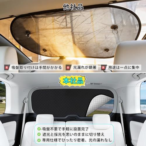 ZATOOTO トヨタ アルファード ヴェルファイア 30系専用 サンシェード 軽自動車 リアウィンドウ用 リアガラス メッシュカーテン 網戸 2層タイプ 2in1一体式 車中泊 遮光 日差し 紫外線カット 虫よけ 断熱 UVカット 目隠し プライバシー保ts ZATOOTO トヨタ アルファード ヴェルファイア 30系専用 サンシェード 軽自動車 リアウィンドウ用 リアガラス メッシュカーテン 網戸 2層タイプ 2in1一体式 車中泊 遮光 日差し 紫外線カット 虫よけ 断熱 UVカット 目隠し プライバシー保ts