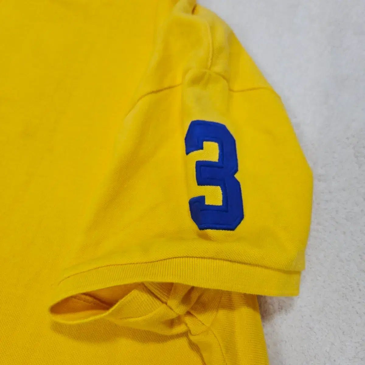 ポロラルフローレン ビックポニー イェロー pk 半袖 カラーTシャツ
