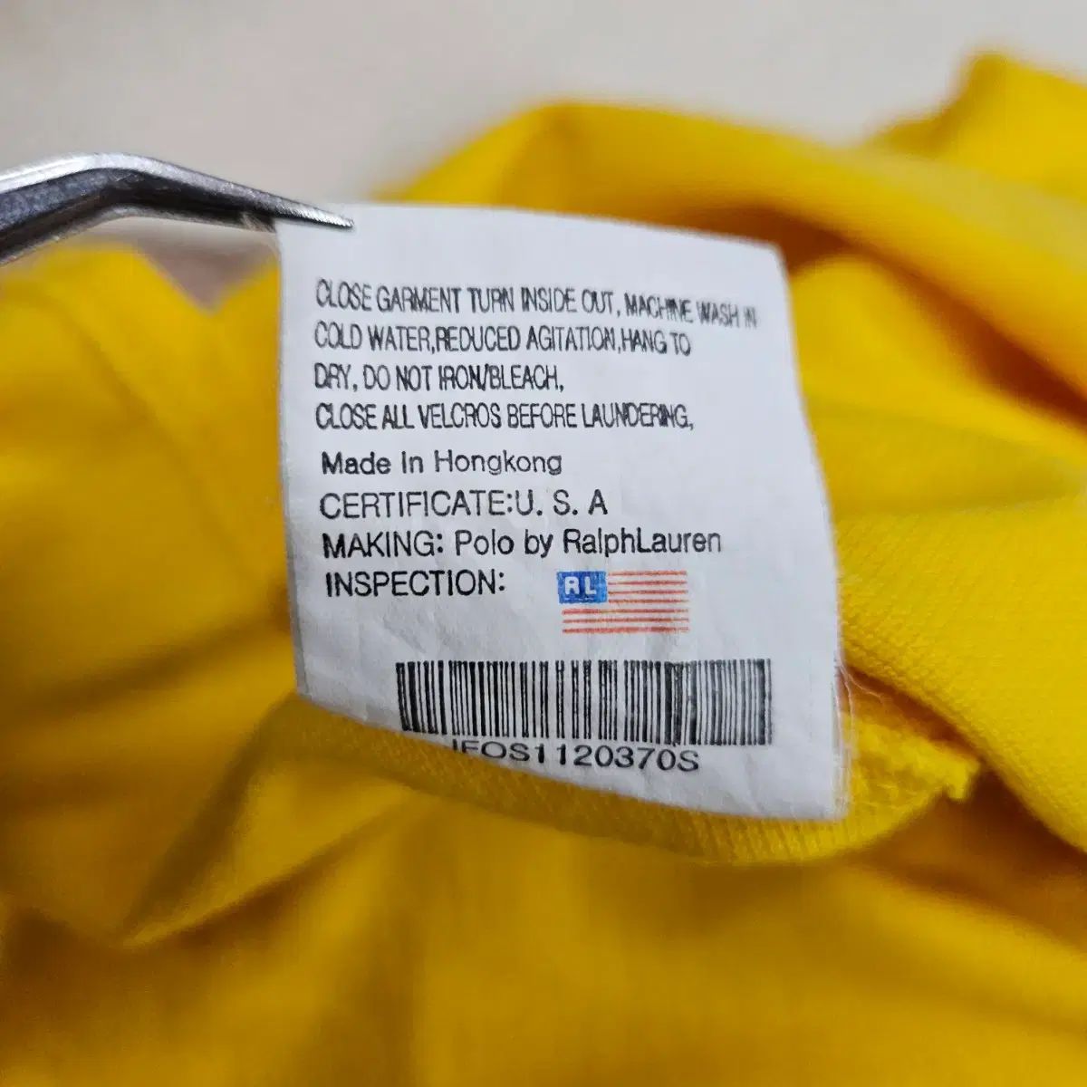 ポロラルフローレン ビックポニー イェロー pk 半袖 カラーTシャツ