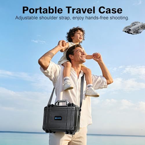 Lekufee 防水ハードキャリングケース DJI Neo 2、Fly More コンボ、DJI RC 2/RC N3、バッテリー(5個)、充電ハブ、その他のアクセサリー(ケースのみ)用/ 3cf448a5 Lekufee 防水ハードキャリングケース DJI Neo 2、Fly More コンボ、DJI RC 2/RC N3、バッテリー(5個)、充電ハブ、その他のアクセサリー(ケースのみ)用/ 3cf448a5