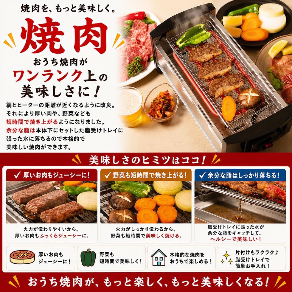 三ッ谷電機 屋台横丁 卓上焼き鳥 焼肉 海鮮焼き 牛たん 家庭用 電気七輪 卓上 電気コンロ/ 1e88dcc9