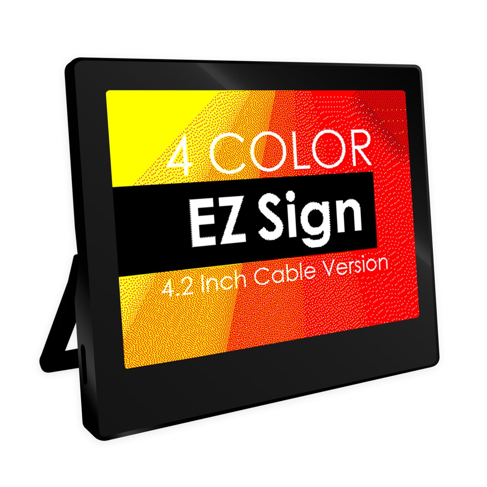 [Santek] EZ Sign 4.2インチ E-paper Display(電子ペーパーディスプレイ) [SE0420B1] 4色タイプ 400×300pixel 電子サインプレート カラー 4色表示 表示内容書き換え Eペーパーディスプ 07084157｜詳細画像