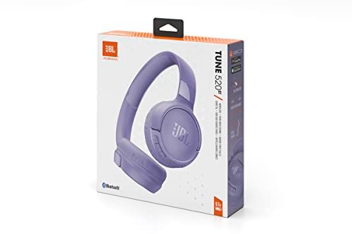 JBL TUNE 520BT Bluetoothヘッドホン 密閉型/最大約57時間連続再生/オンイヤー/USBタイプC充電/マルチポイント/JBLアプリ対応 パープル JBLT520BTPURe 613c5ae0｜詳細画像