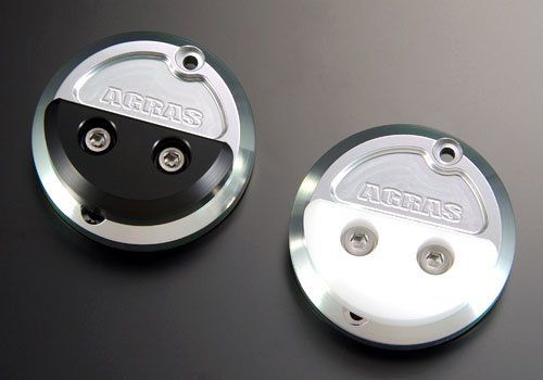 新品 アグラス(AGRAS) レーシングスライダー R(クランクケースカバー) ジュラコン:ホワイト XJR1300 XJR1200 342-251-001
