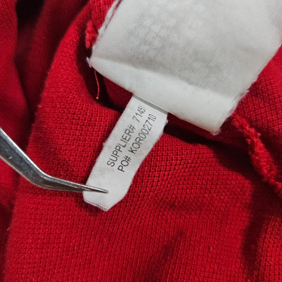 POLO RALPH LAUREN ビックポニー レッド PK 半袖 カラーTシャツ
