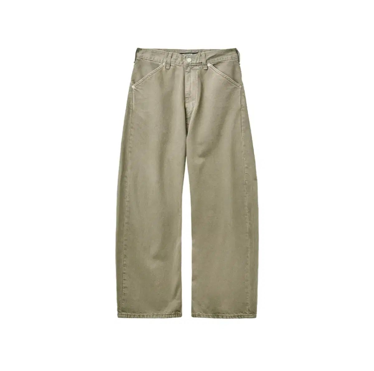 Hatchingroom Wide Curve Jeans Olive