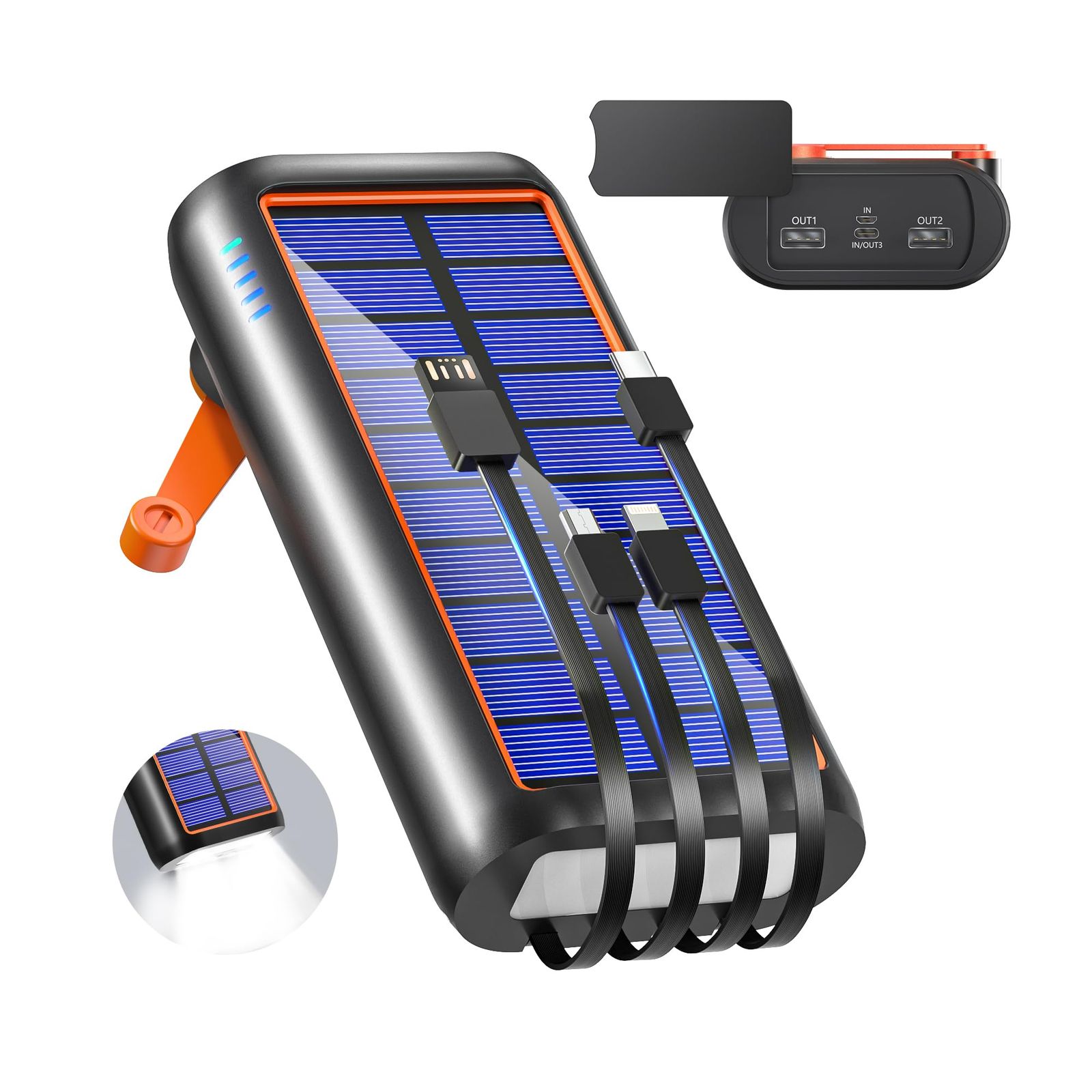 ソーラー 61200mAh 急速充電 手回し充電 ソーラーチャージャー 防災士監修 4本ケーブル内蔵 Type-C ソーラー IPX7防水 耐衝撃 携帯 スマホ充電器 LEDライト付き 停電対策 SOSモード 地震/災害/旅行/アウトドア i eb4eadf1 ソーラー 61200mAh 急速充電 手回し充電 ソーラーチャージャー 防災士監修 4本ケーブル内蔵 Type-C ソーラー IPX7防水 耐衝撃 携帯 スマホ充電器 LEDライト付き 停電対策 SOSモード 地震/災害/旅行/アウトドア i eb4eadf1