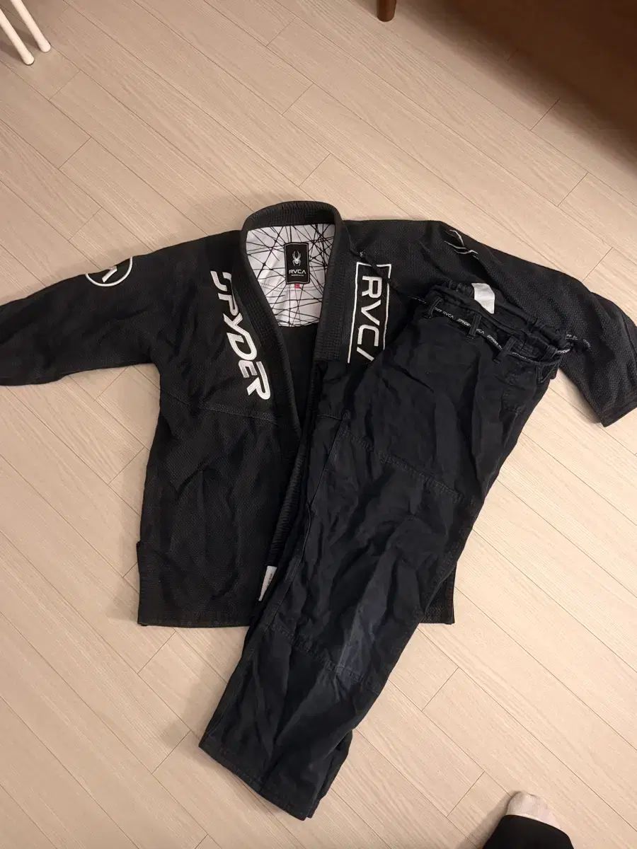 RVCA スパイダー 柔術 Jiu-Jitsu 柔道着 ブラック A2