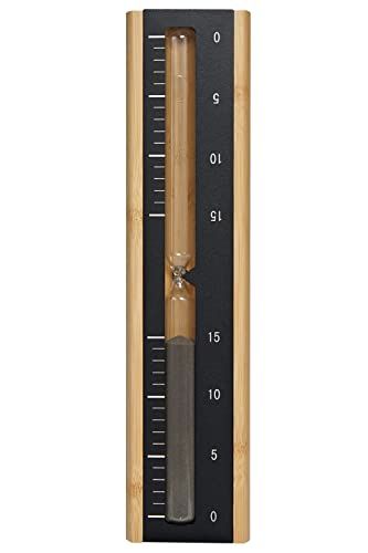☆新品☆【MILAAM】サウナ 砂時計「SAD」15分計 壁掛け 回転式 耐熱 耐湿 天然竹製 (アウトレット) 556eef0a