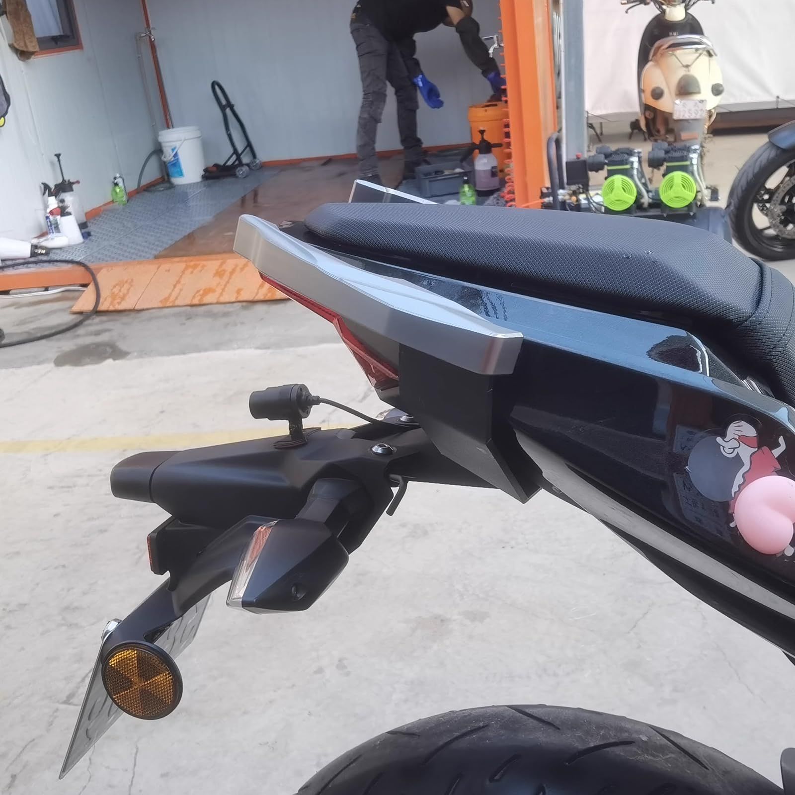 新品 LEDISHUN バイク用 アシストグリップ カワサキ ニンジャ400 Z400(2018-2023) ニンジャ250 Z250(2019-2023) 全年式 に適用 サイドグリップ (グリーン)