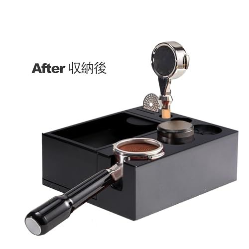 エスプレッソ タンピングステーション ノックボックス エスプレッソ アクセサリーオーガナイザー 一体型 タンピングステーション ベース51mm?58mm対応 ポルタフィルター対応 多機能 省スペース ABS製 コーヒーかすボックス*vj エスプレッソ タンピングステーション ノックボックス エスプレッソ アクセサリーオーガナイザー 一体型 タンピングステーション ベース51mm?58mm対応 ポルタフィルター対応 多機能 省スペース ABS製 コーヒーかすボックス*vj